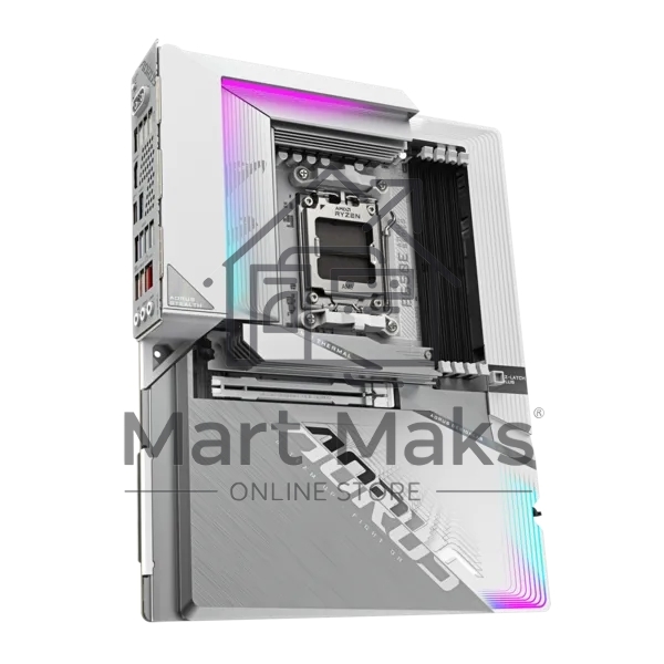 Материнская плата Gigabyte B650E AORUS STEALTH ICE, AM5, AMD B650E, 4xDDR5, 4xSATA, 3xM.2, 1xPCI-E 5.0 x16, 1xHDMI, 1xUSB 4 Type-C, 2xUSB-A 3.2 Gen 2, 5xUSB-A 3.2 Gen 1, 4xUSB-A 2.0, 1x 2.5Gb LAN, 3x3.5 мм, 7.1, ATX