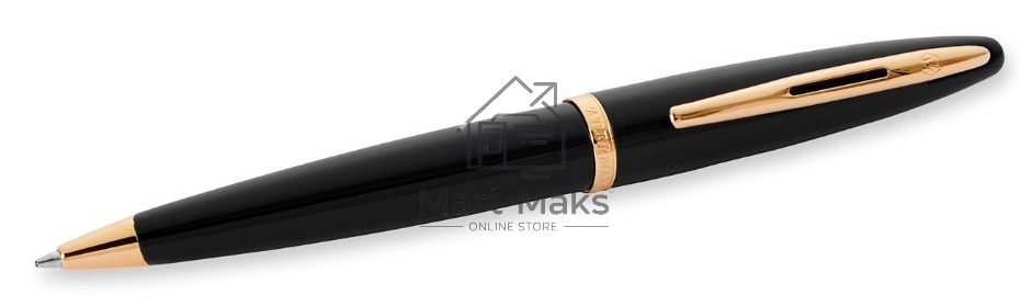 Ручка шариковая Waterman Carene (CWS0700380) Black GT M, синие чернила, подарочная коробка