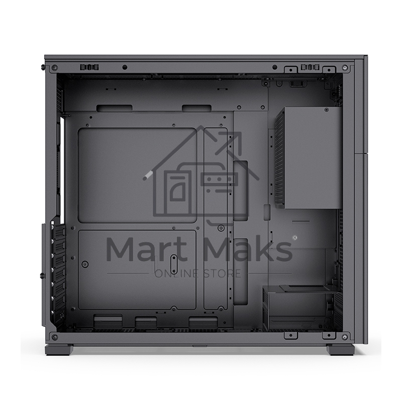 Корпус без блока питания JONSBO D41 STD Black ATX без БП, боковая панель из закаленного стекла, mini-ITX, micro-ATX, ATX, черный