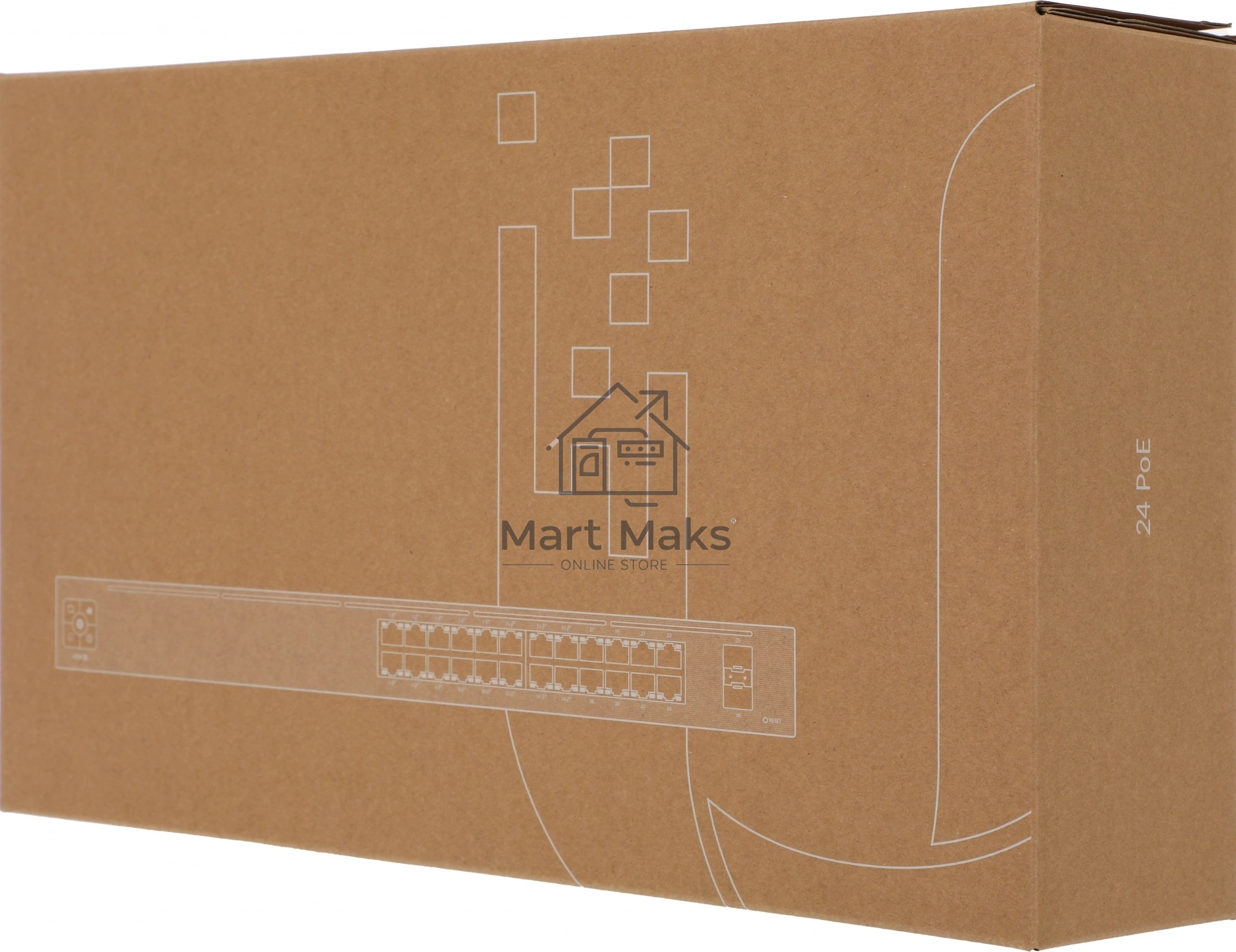 Коммутатор UBIQUITI USW-24-POE 24PORT 1000M 2SFP POE