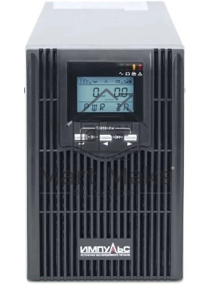 Источник бесперебойного питания Импульс Интерактивная, 2000 ВА / 1600 Вт, Tower, IEC, LCD, USB, USB, SmartSlot