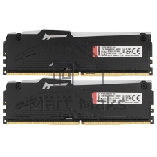 Оперативная память Kingston Fury Beast Black, DDR5, 64GB (2x32GB), 5200 MHz, CL40, с радиатором, чёрный