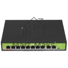 Коммутатор Digma DSP208F-2F-T120 V1, 10×100 Мбит/с, неуправляемый