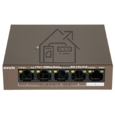 Коммутатор Tenda TEF1105P-4-38W 5PORT 10/100M