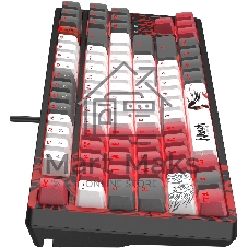 Клавиатура проводная A4Tech Bloody S87 Naraka USB черный/красный