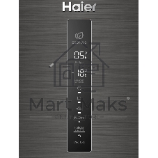 Холодильник Haier C4F740CBXGU1 черный двухкамерный 286/115л морозилка снизу, No Frost