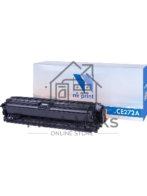 Картридж лазерный NVPrint совместимый HP CE272A Yellow для LJ Color CP5520 (15000k)