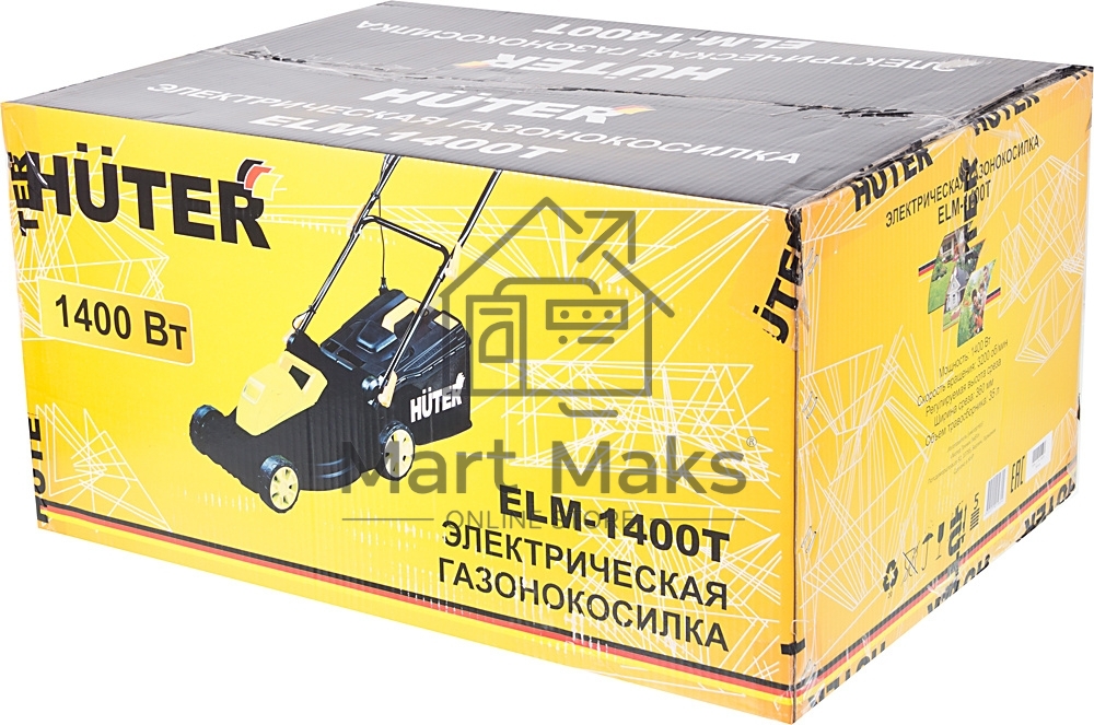 Газонокосилка электрическая ELM-1400Т Huter