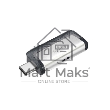 Флешка USB SanDisk DDC2 Ultra Dual (SDDDC2-032G-G46), 128Gb, USB 3.0/USB 3.1 Type C, R/W 150/30, серый/черный
