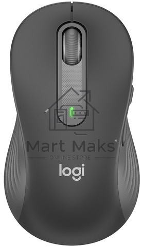Мышь беспроводная Logitech Signature M650 L LEFT графитовый, 4000 dpi, радиоканал, Bluetooth, USB, кнопки - 5