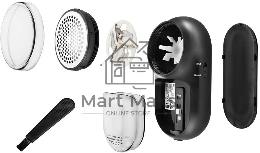 Очиститель катышков Kitfort Мощность 2 Вт.Питание micro USB DC 5 В 0,5 А.