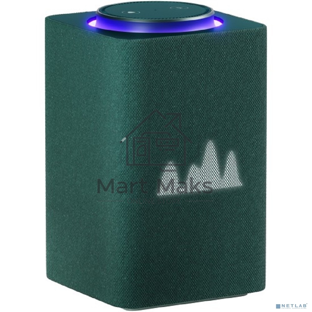 Умная колонка Яндекс Станция Макс, Zigbee, 65Вт, с голосовым ассистентом Алиса на YaGPT, зеленый (YNDX-00053Z)