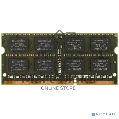Оперативная память Kingston ValueRAM, DDR3, 8GB (1x8GB), 1600MHz, CL11, SO-DIMM