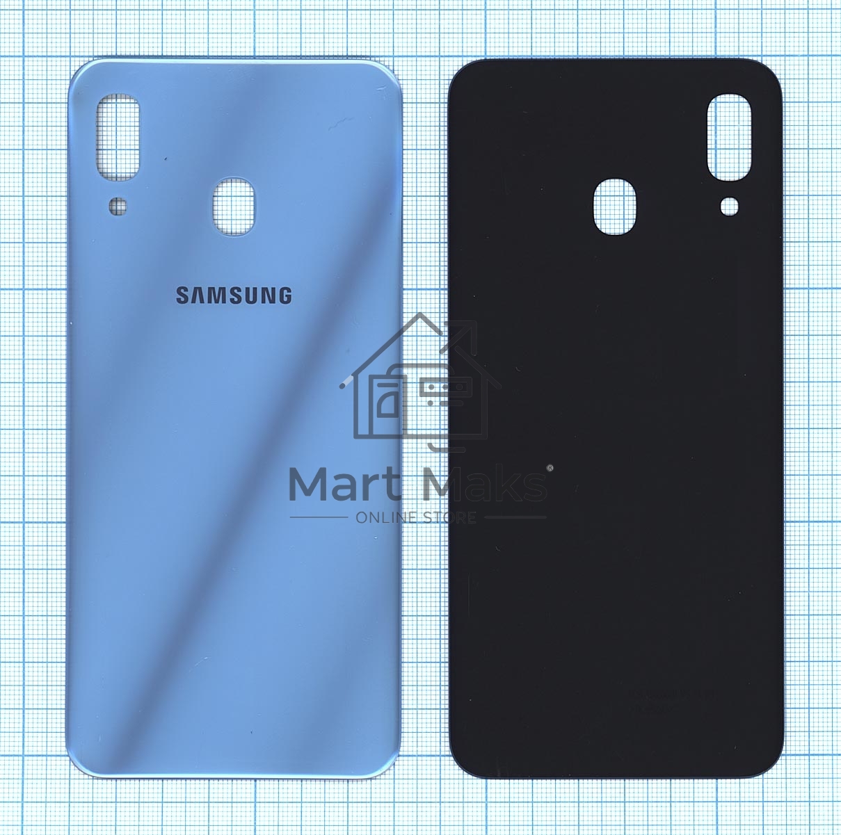 Задняя крышка для Samsung A305F Galaxy A30 (2019) синяя