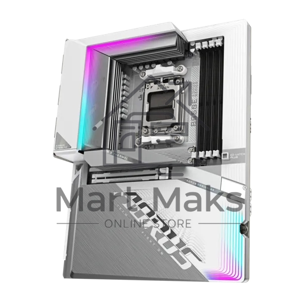 Материнская плата Gigabyte B650E AORUS STEALTH ICE, AM5, AMD B650E, 4xDDR5, 4xSATA, 3xM.2, 1xPCI-E 5.0 x16, 1xHDMI, 1xUSB 4 Type-C, 2xUSB-A 3.2 Gen 2, 5xUSB-A 3.2 Gen 1, 4xUSB-A 2.0, 1x 2.5Gb LAN, 3x3.5 мм, 7.1, ATX