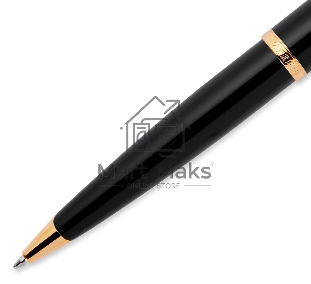 Ручка шариковая Waterman Carene (CWS0700380) Black GT M, синие чернила, подарочная коробка