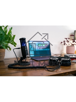 Микрофон проводной Audio-Technica AT2020USBX 2.0м черный