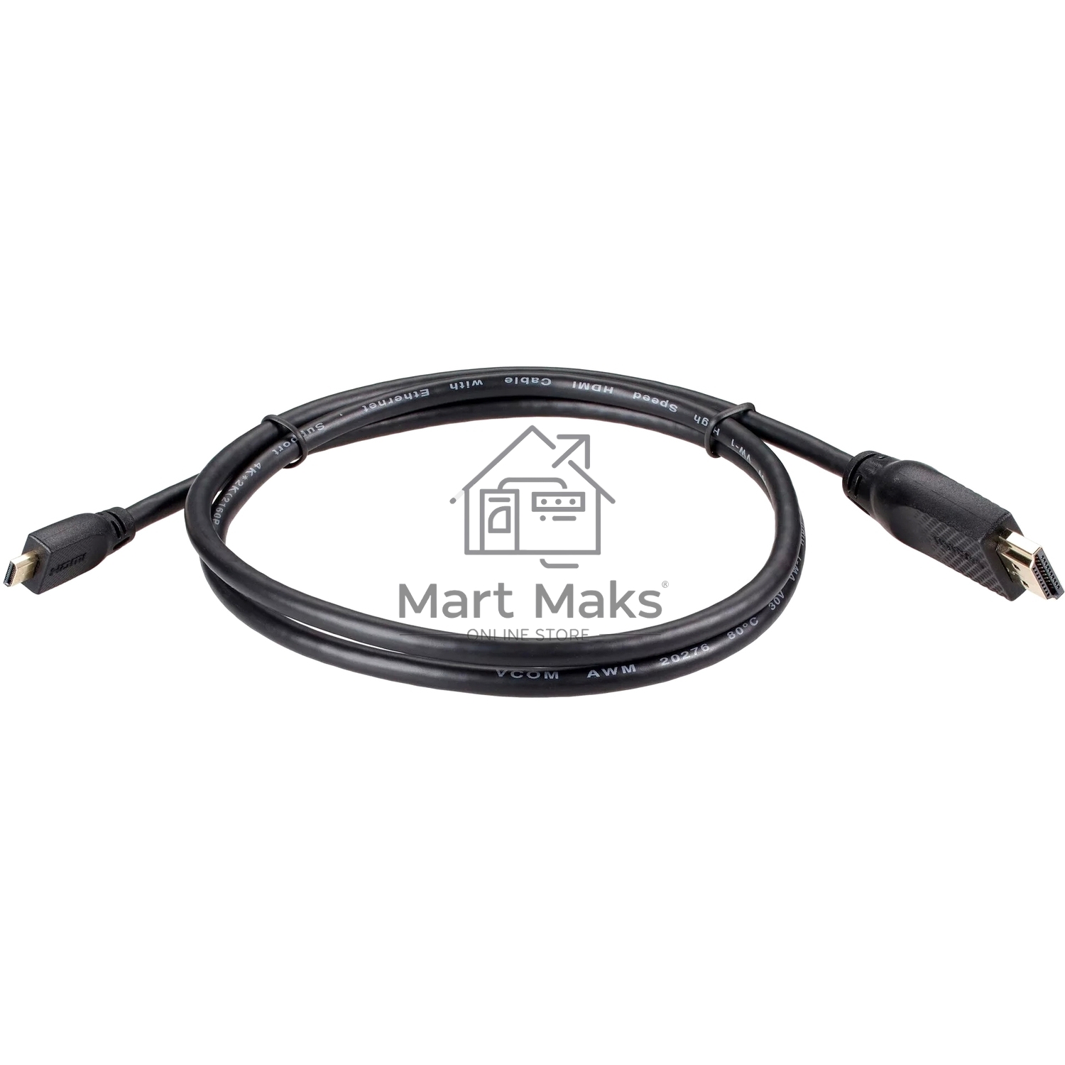 Кабель HDMI-19M --MicroHDMI-19M ver 2.0 1m VCOM <CG587-1M>