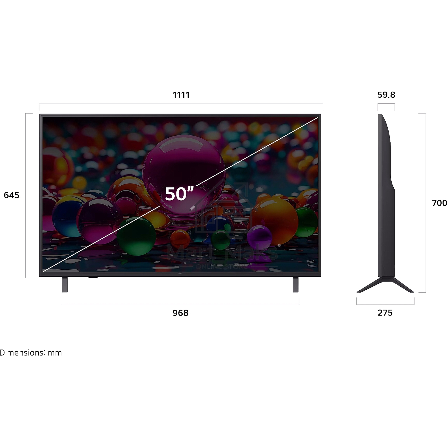 Телевизор LG 50