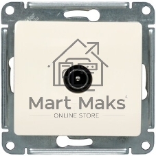 Механизм розетки TV 1-м СП Glossa 1DB беж. SchE GSL000291