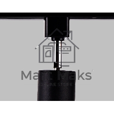 Трековый однофазный светильник со сменной лампой Ambrella light GL5123 BK черный GU10 max 12W