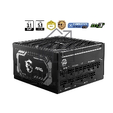 Блок питания MSI MAG A1250GL PCIE5, 1250W, 80 PLUS Gold, полностью модульный, ATX 3.0, PCIE5