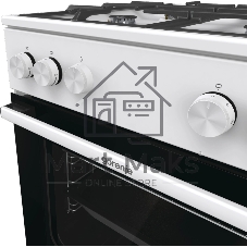 Плита газовая Gorenje GG6A10WFFM белый, конфорок 4 шт, духовка 72 л, 60 см x 85 см x 60 см