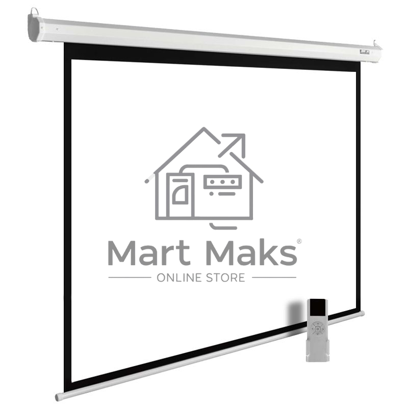 Экран Cactus 240x240см MotoExpert CS-PSME-240x240-WT 1:1 настенно-потолочный рулонный белый (моторизованный привод)