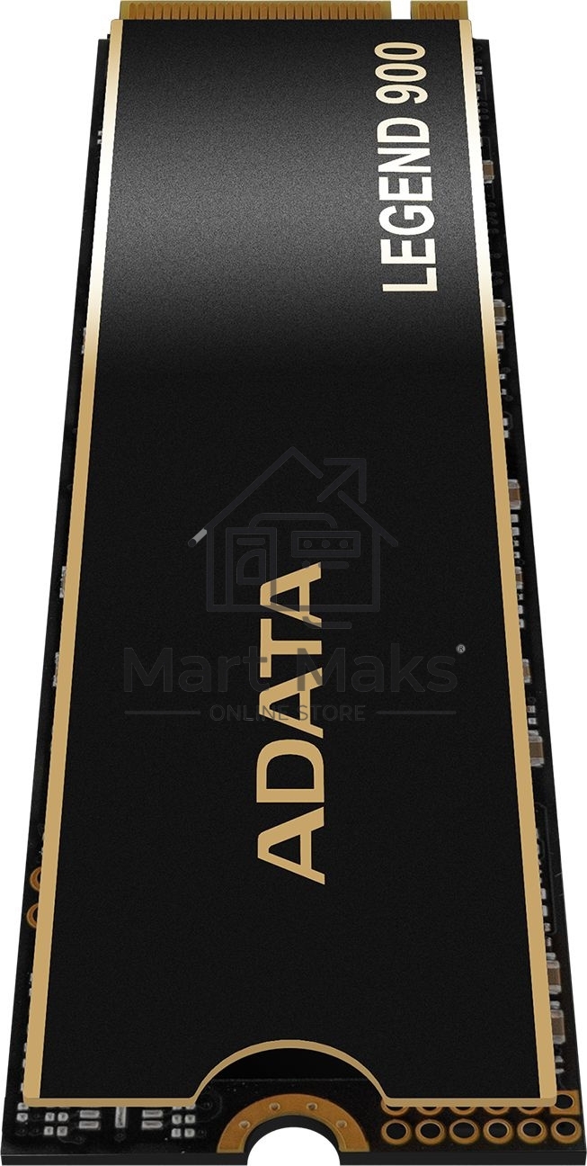 Накопитель SSD ADATA LEGEND 900, 512Gb, PCIe 4.0 x4, M.2 2280, NVMe, R/W 6200/2300, с радиатором