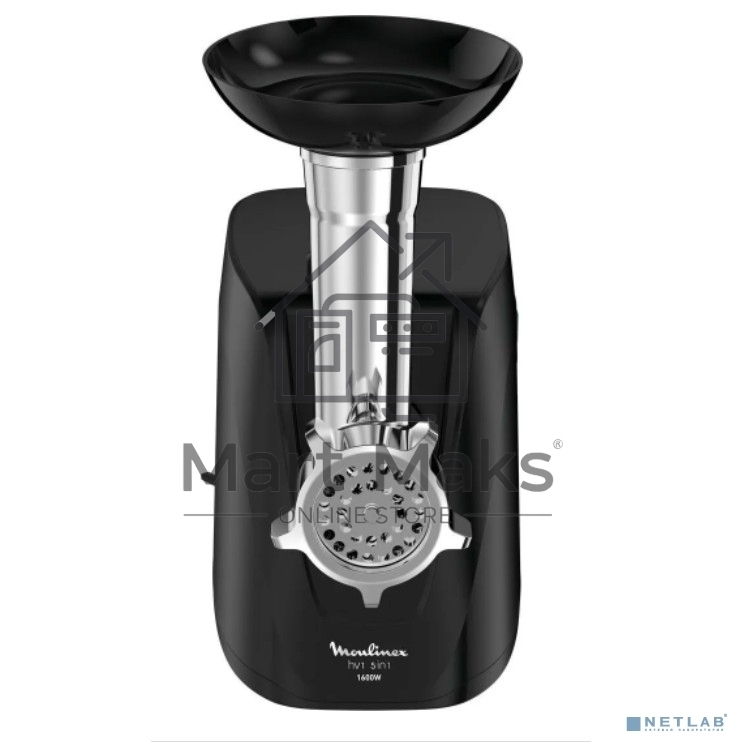 Мясорубка Moulinex ME112832 1600Вт черный/серебристый