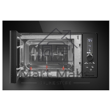 Микроволновая печь встраиваемая Maunfeld JBMO820GB01 черный, 20 л, 1080 Вт, переключатели - сенсор/поворотный механизм