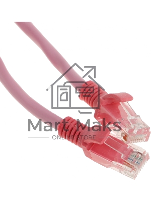 Патч-корд Premier PP12-2M/RO 1000Гбит/с UTP 4 пары cat5E CCA molded 2м розовый RJ-45 (m)-RJ-45 (m)
