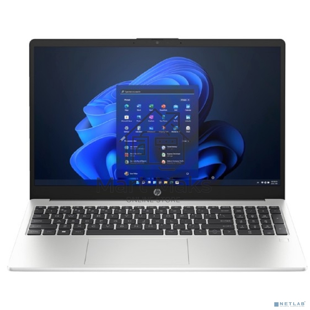 Ноутбук HP 250 G10 серебристый AK9X1AT 15.6