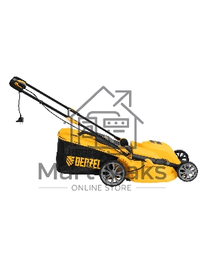 Газонокосилка электрическая GMC-2000, шир. 44см, 2000 Вт, 6 уров., травосб. 45 л Denzel