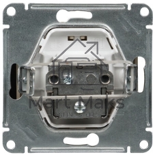 Механизм розетки TV 1-м СП Glossa 1DB беж. SchE GSL000291