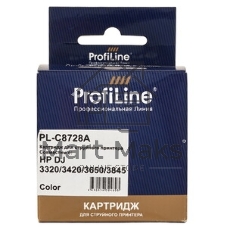 Картридж струйный ProfiLine PL-C8728A для принтеров HP DJ 3320/3420/3845 Color водн