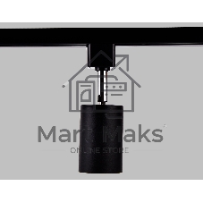Трековый однофазный светильник со сменной лампой Ambrella light GL5123 BK черный GU10 max 12W