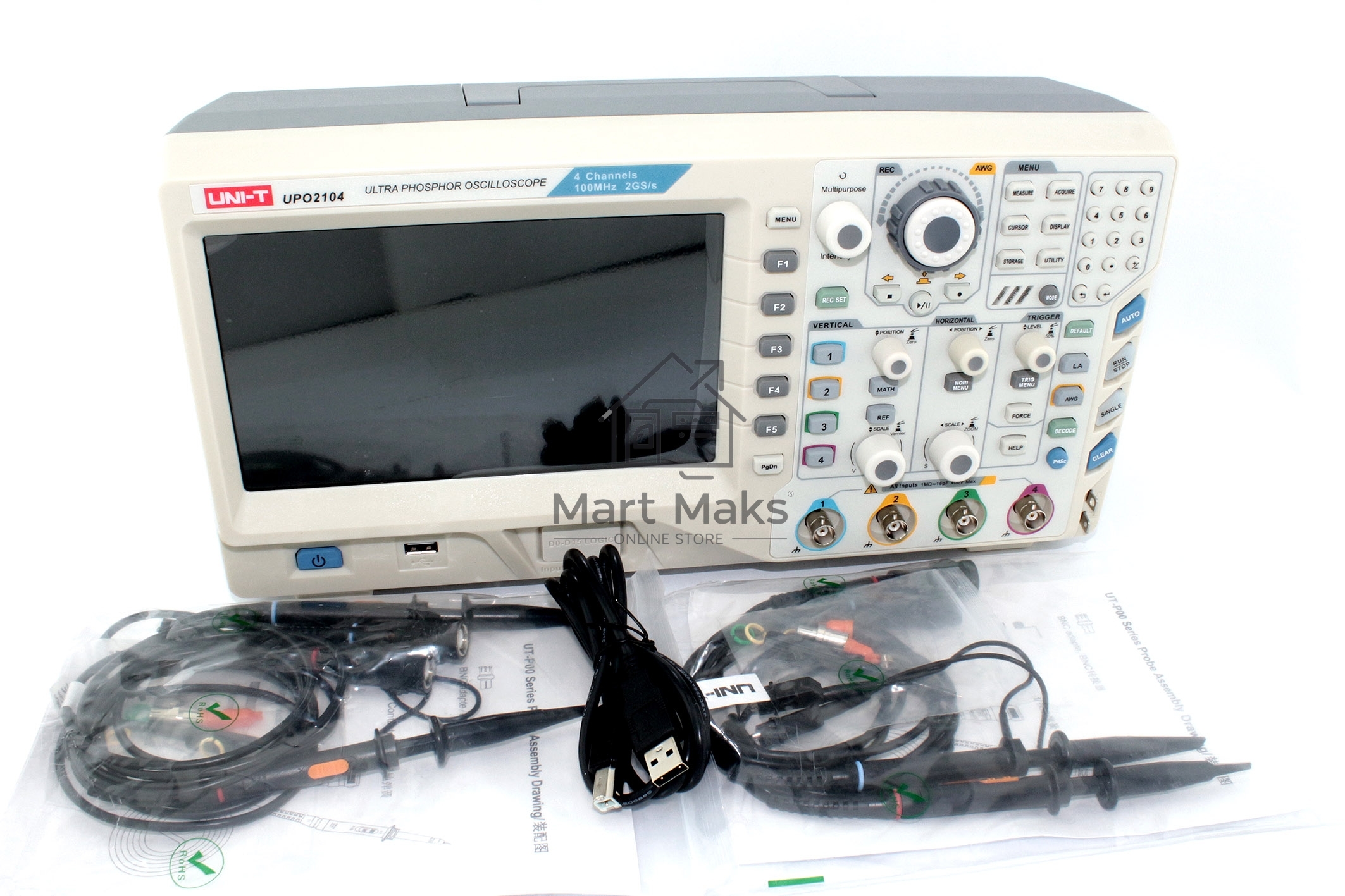 Цифровой осциллограф UNI-T UPO2104