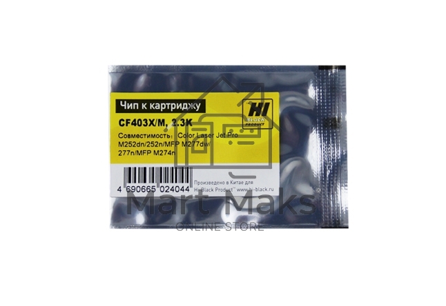 Чип Hi-Black к картриджу HP CLJ Pro M252dw (CF403X) OEM SIZE, M, 2.3K