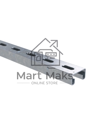 Профиль перф. DBM 41х21 сталь 2.5мм (дл.3м) ДКС BPM2130 Профиль перф. DBM 41х21 сталь 2.5мм (дл.3м) ДКС BPM2130