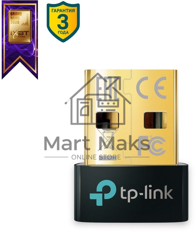 Адаптер Bluetooth TP-Link UB500 Bluetooth 5.0 Nano USB 2.0