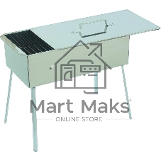 Коптильня Palisad Camping двухъярус. 500x270x175 мм, нерж. сталь 0,8 мм, с поддон, на ножках