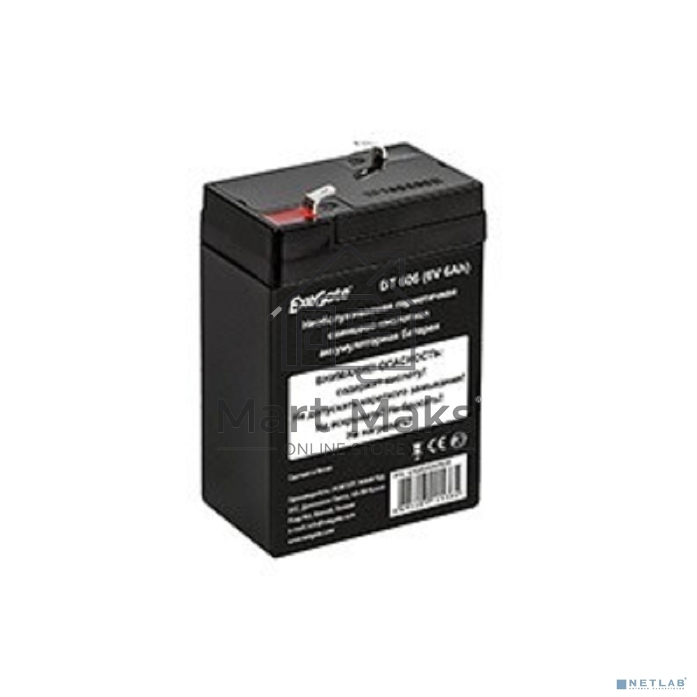 Батарея ExeGate DT 606 (6V 6Ah), клеммы F1