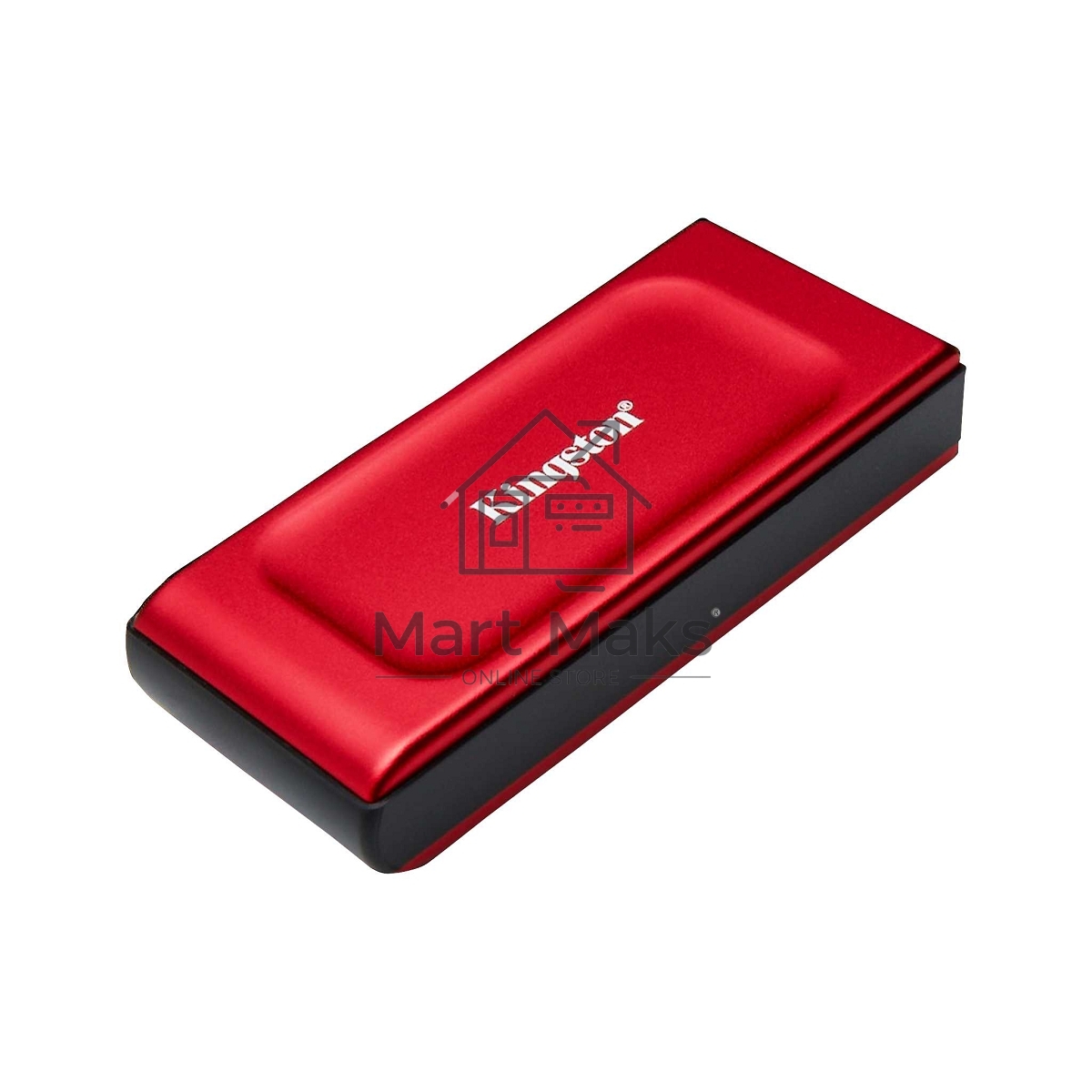 Твердотельный накопитель Kingston External SSD XS1000, 2000GB, Type-C/A, USB 3.2 Gen 2, R/W 1050/1000MB/s, 70x33x14mm, 29g., Red (5 лет)