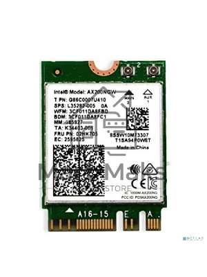 Плата сетевого контроллера Intel Wi-Fi 6 AX200, 2230, 2x2 AX+BT, No vPro, 985927