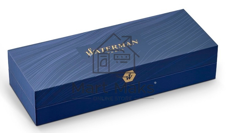 Ручка шариковая Waterman Carene (CWS0700380) Black GT M, синие чернила, подарочная коробка