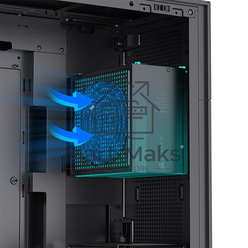 Корпус без блока питания JONSBO D41 STD Black ATX без БП, боковая панель из закаленного стекла, mini-ITX, micro-ATX, ATX, черный