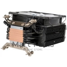 Кулер для процессора Eurocase 6PI120ARGb черный, 120 мм, алюминий/медь, 1800 об/мин, 36 дБ, 4 pin, 200 Вт, 157 мм