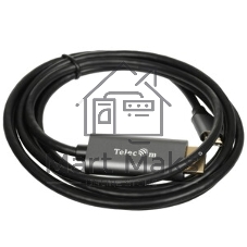 Кабель-адаптер USB3.1 Type-Cm --> HDMI A(m) 4K@60Hz, 1.8m, Telecom TCC008T-1.8M