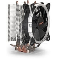 Кулер ExeGate Wizard EXX400V3-PWM.FRGB алюминий/медь, 1800 об/мин, 33 дБ, 4 pin, 140 Вт